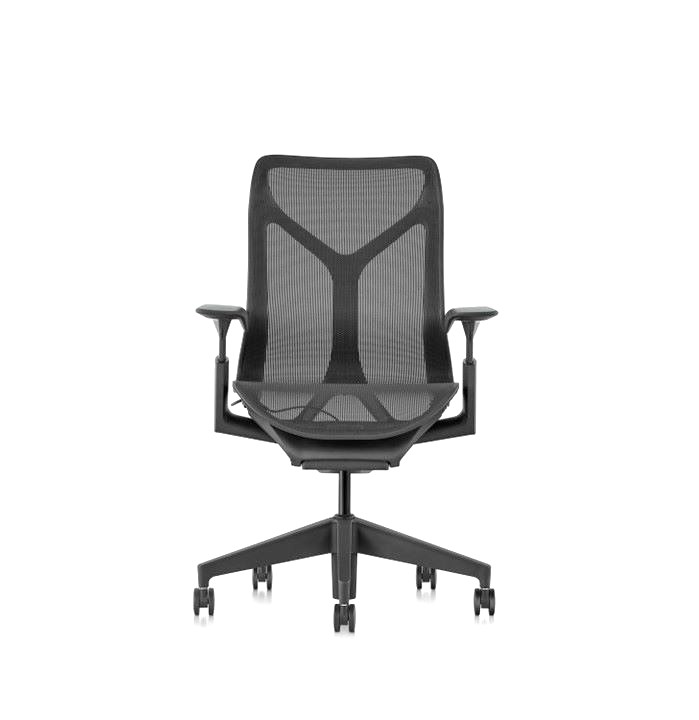 Herman Miller Cosm Mid Back Graphite Front